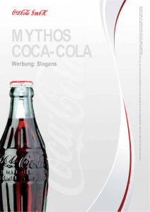Slogans - Coca-Cola Sammlerseite Macocata