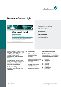 Disoware Centauri light - Schenck Process Austria GmbH