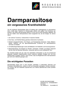 Darmparasitose - Raegeboge Zentrum fuer regulative Medizin
