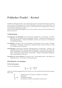 Pohlsches Pendel / Kreisel