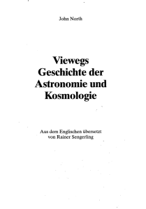 Viewegs Geschichte der Astronomie und Kosmologie