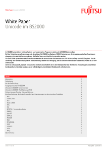White paper Unicode im BS2000