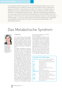 Das Metabolische Syndrom