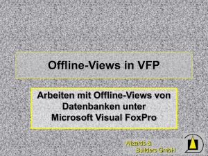 Offline-View unter Visual FoxPro - dFPUG