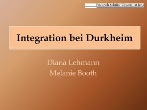 Integration - Desintegration