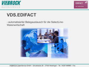 vds.edifact - Viebrock Datenservice