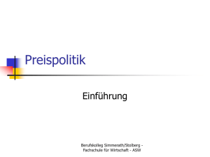 Preispolitik - Tele