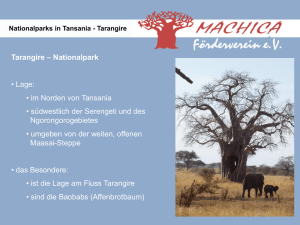 Nationalparks in Tansania