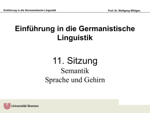 Einführung in die Germanistische Linguistik11 – Semantik