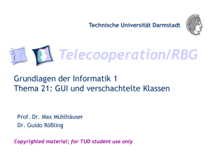 T21-GUI-de-WS0910 - Technische Universität Darmstadt