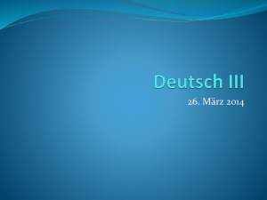 Deutsch III
