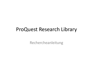 ProQuest Research Library (ppt)