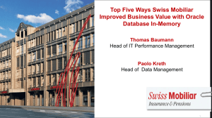 Top Five Ways Swiss Mobiliar Improved Business