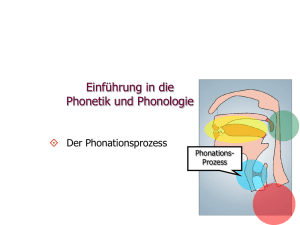 Phonation
