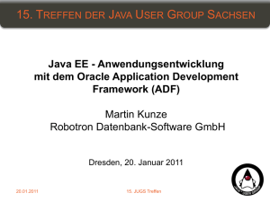 Folien: Moderation - Java User Group Saxony