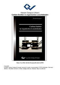 Carben-Emitter in organischen Leuchtdioden