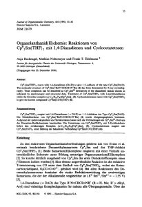 Organolanthanid( II) chemie: Reaktionen von Cp