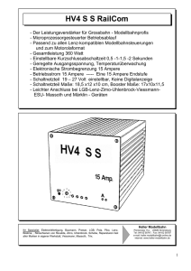 Beschreibung Digitalverstärker HV4 S