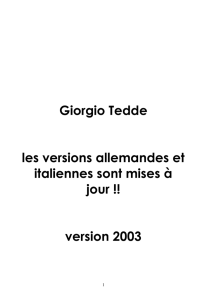 Lebenslauf - Giorgio Tedde