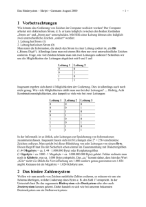 3.1 Die Addition von Binärzahlen - Gymnasium Köln