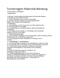 Regeln Pokerclub Nienburg