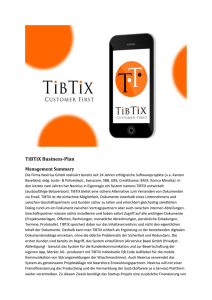 Aktueller Stand der Entwicklung von TiBTiX