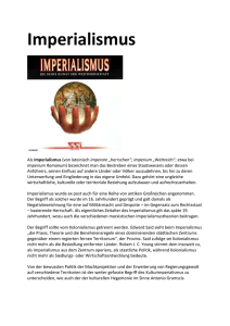 Imperialismus vor dem 19. Jahrhundert