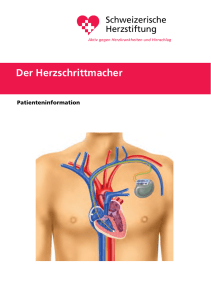 Der Herzschrittmacher - Schweizerische Herzstiftung