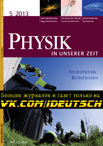 Physik in unserer Zeit 5/2013