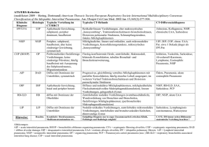 ATS/ERS-Kriterien (modifiziert 2009 – Hering