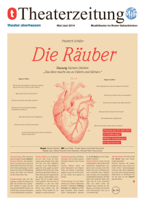 Uraufführung Friedrich Schiller Fassung Karsten Dahlem „Das Herz