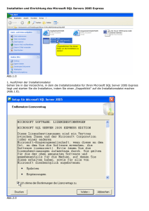 Microsoft SQL Server 2005 (MSSQL) - AFS