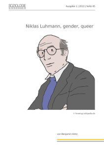 Niklas Luhmann, gender, queer