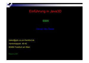 Einführung in Java3D