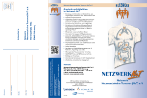 Flyer - Netzwerk Neuroendokrine Tumoren (NeT)