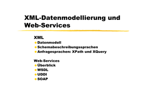 XML-Datenmodellierung und Web-Services
