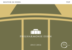 philharmonie essen 2013