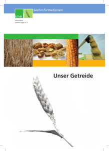 Unser Getreide - information.medien.agrar eV
