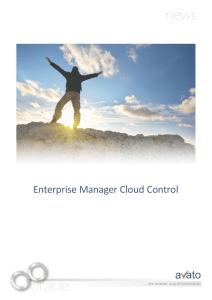 Enterprise Manager Cloud Control