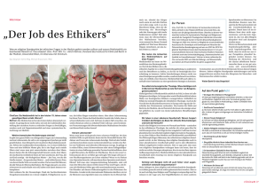 Interview von Univ.-Prof. Dr. Dr. h.c. Ulrich Körtner zum Thema