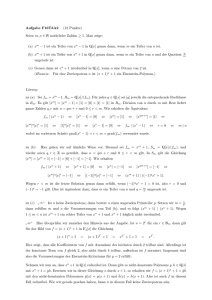Aufgabe F16T3A2 (12 Punkte) Seien m, n ∈ N natürliche Zahlen