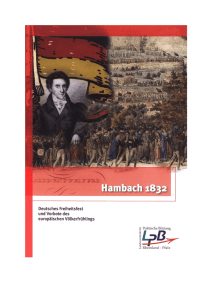 Hambach 1832 - Landeszentrale für politische Bildung