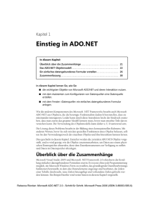 Einstieg in ADO.NET - EDV