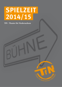 sPielzeit 2014/15 - Theater für Niedersachsen