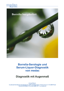 Borrelia-Serologie und Serum-Liquor-Diagnostik - medac