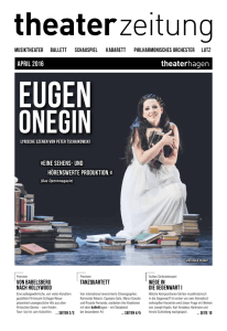 april 2016 - Theater Hagen