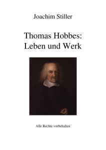 Thomas Hobbes: Leben und Werk