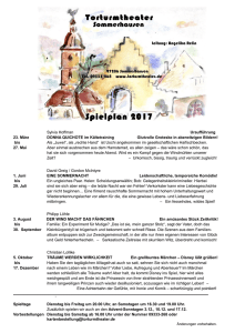 Spielplan 2017 - Torturmtheater Sommerhausen