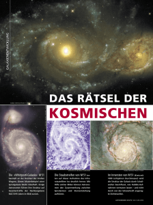 Galaxienentwicklung - Sternwarte Crimmitschau