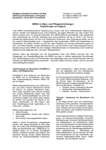 MRSA-Merkblatt für Altenheime (2002)